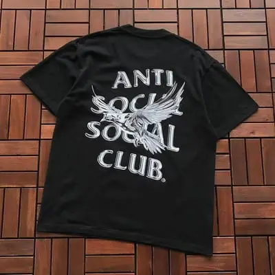 ￥~85 ANTI SOCIAL SOCIAL CLUB T-SHIRT 55041404 (im 185CM 70KG iwear size M in the photo)