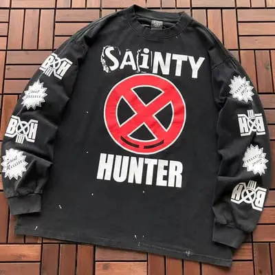 ￥ ~ 139 SAINT MICHAEL LONG-SLEEVE 55071522 (im 185CM 80KG iwear size L in the photo)