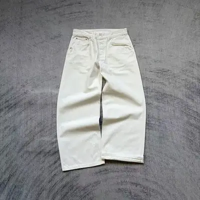 Fyredwrld white Slight bootcut denim