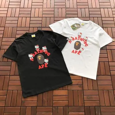 ￥ ~ 89 BAPE & SANRIO T-SHIRT 55071303 (im 180CM 68KG iwear size M in the photo)