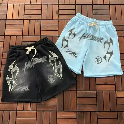 ￥~125 HELLSTAR SHORTS 55012971 (im 185CM 80KG iwear size S in the photo)
