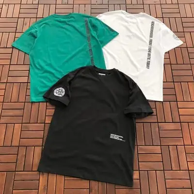 ￥ ~ 109 NEIGHBORHOOD T-SHIRT 55072845 (im 185CM 70KG iwear size L in the photo)