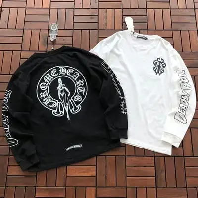 ￥~109 CH🔥OM🔥 HE🔥RTS LONG-SLEEVE 77071416