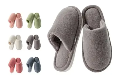 Winter plush slippers