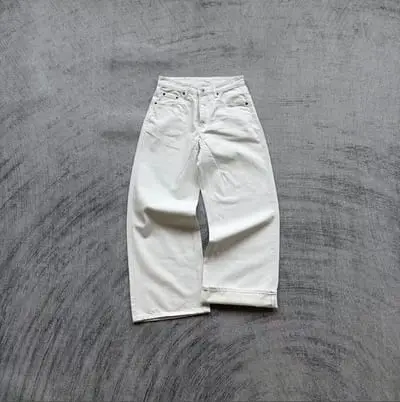 Fyredwrld Cream selvedge denim jeans