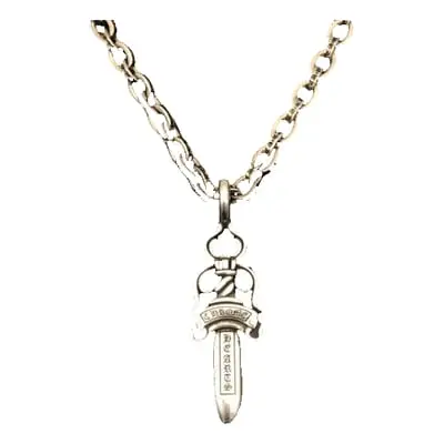 Chrome heart necklace
