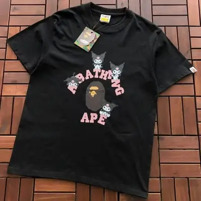 ￥ ~ 89 BAPE & SANRIO T-SHIRT 55071304 (im 180CM 68KG iwear size M in the photo)