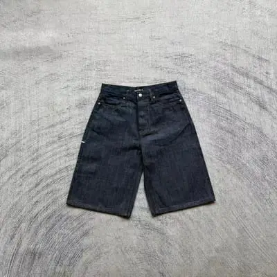 Di*cont’d Selvedge jorts from navy