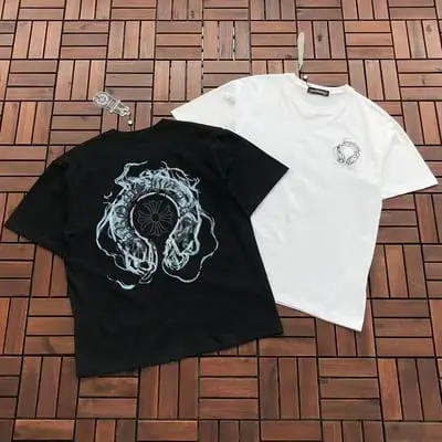 ￥~85 CH🔥OM🔥 HE🔥RTS T-SHIRT 77081103 (im 185CM 70KG iwear size M in the photo)