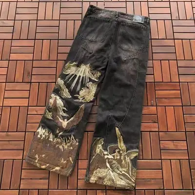 ￥~258 FASHION JEANS 77071433 (im 185CM 70KG iwear size M in the photo)