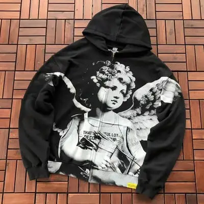 ￥~165 TH🔥T'S A AW🔥UL L🔥T OF C.. HOODIE 77073126 (im 185CM 80KG iwear size S in the photo)