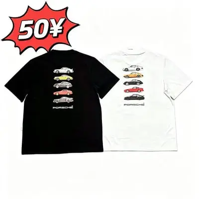 Sports car short-sleeved shirt