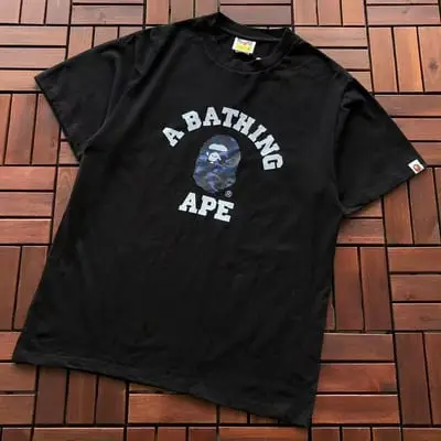 ￥~75 BAPE T-SHIRT 66072202 (im 185CM 70KG iwear size S in the photo)