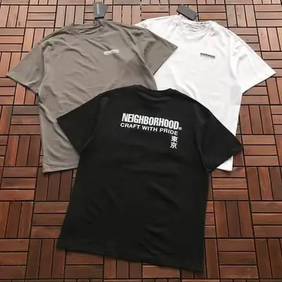 ￥ ~ 109 NEIGHBORHOOD T-SHIRT 55072862 (im 185CM 70KG iwear size L in the photo)
