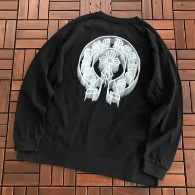 ￥~109 CH🔥OM🔥 HE🔥RTS LONG-SLEEVE 77081128 (im 185CM 70KG iwear size XL in the photo)