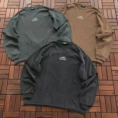 ￥~195 B🔥L🔥🔥🔥IA🔥A LONG-SLEEVE 55073032 (im 185CM 70KG iwear size M in the photo)