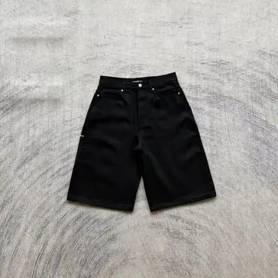 Di*cont’d Selvedge jorts from BLACK