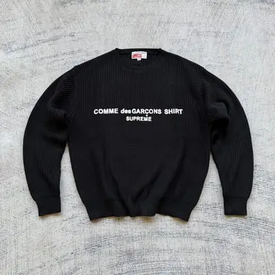 Supreme CDG Knit Sweater