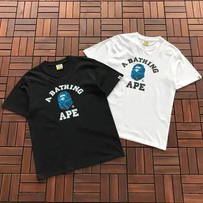 ￥~79 BAPE T-SHIRT 77070815 (im 185CM 70KG iwear size M in the photo)