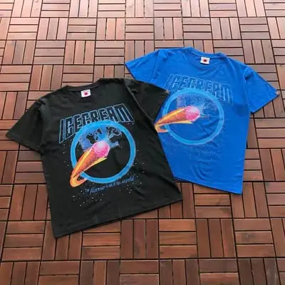 ￥~95 ICECREAM T-SHIRT 55070156 (im 185CM 70KG iwear size M in the photo)