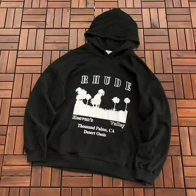 ￥~139 R🔥U🔥E HOODIE 77080203 (im 185CM 70KG iwear size M in the photo)