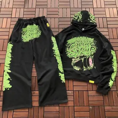 TOP ￥~139 PANTS ￥~129 TH🔥T'S A AW🔥UL L🔥T OF C.. HOODIE TROUSERS 77072837