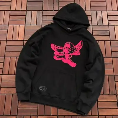￥~236 CH🔥OM🔥 HE🔥RTS HOODIE 66081206 (im 185CM 70KG iwear size L in the photo)