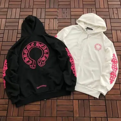 ￥~139 CH🔥OM🔥 HE🔥RTS HOODIE 77081113