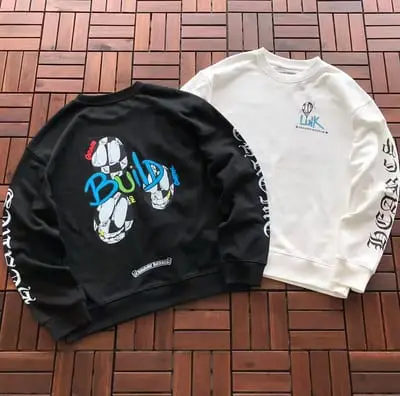 ￥~219 CH🔥OM🔥 HE🔥RTS SWEATER 66080422 (im 185CM 70KG iwear size L in the photo)