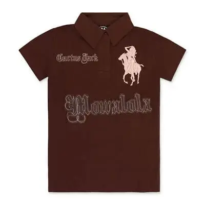 Mowalola x Cactus Jack Brown Polo