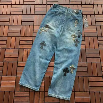 ￥~179 CH🔥OM🔥 HE🔥RTS JEANS 77070129
