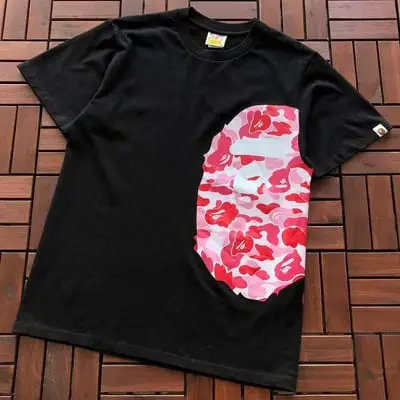 ￥~75 BAPE T-SHIRT 66072228 (im 185CM 70KG iwear size M in the photo)