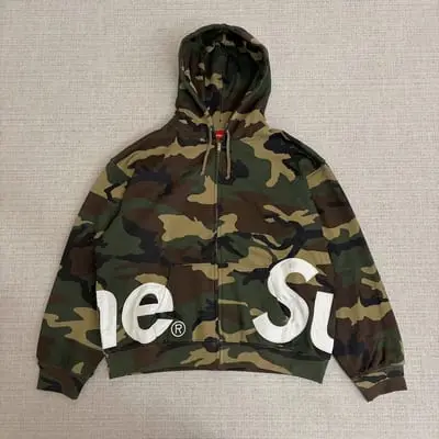 Supreme big logo hoodie
