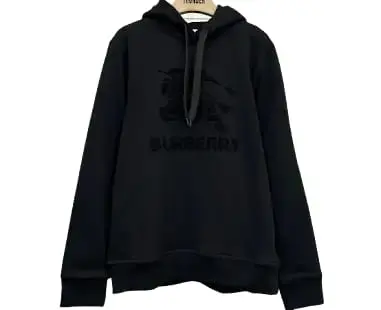 Burberry Towel Embroidery Horse Knight Logo Hoodie