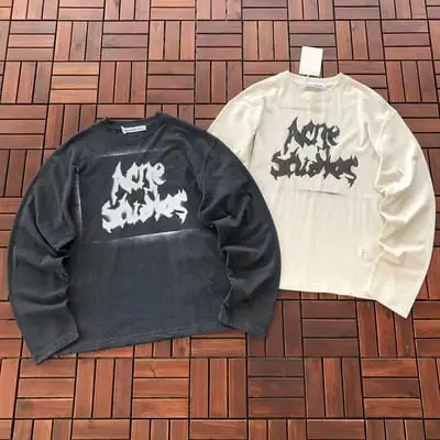￥~129 ACNE STUDIOS LONG-SLEEVE 77081118 (im 185CM 70KG iwear size S in the photo)