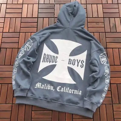 ￥~139 R🔥U🔥E HOODIE 77080329 (im 185CM 70KG iwear size M in the photo)