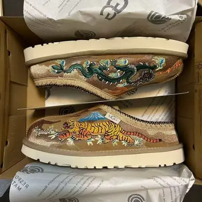 Ugg tiger and dragon shoes