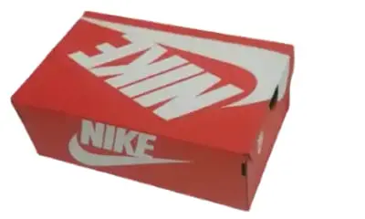 Flattened Cardboard Shoe Boxes