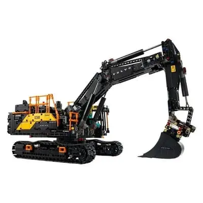 Compatible with LEGO Technic Volvo EC500 Hybrid Excavator building set.
