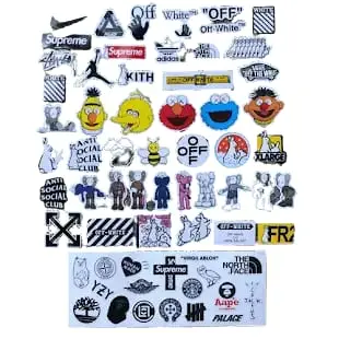 Various Hypebeast Stickers