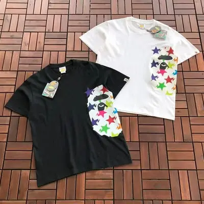 ￥~79 BAPE T-SHIRT 77081005 (im 185CM 80KG iwear size L in the photo)