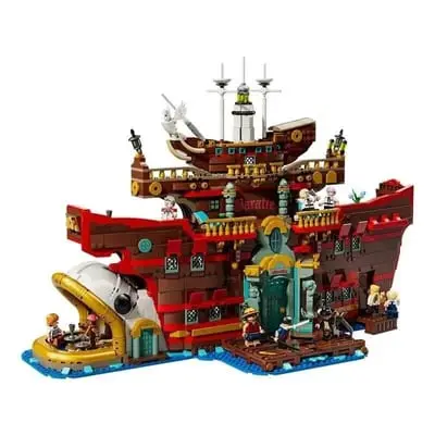 Compatible with LEGO One Piece Series Baratie Floating Restaurant Building Block Toy