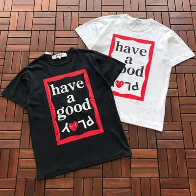 ￥~95 CDG T-SHIRT 55070344 (im 185CM 70KG iwear size L in the photo)