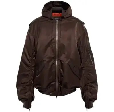 Balenciaga Brown Bomber Jacket