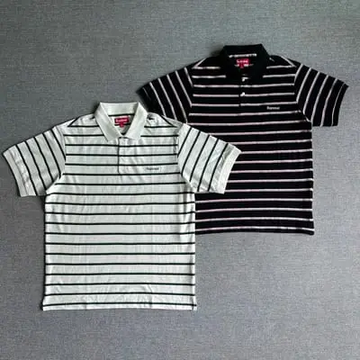 Supreme WEEK3 Washed Stripe Polo