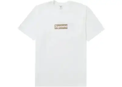 Supreme X Burberry Box Logo Tee