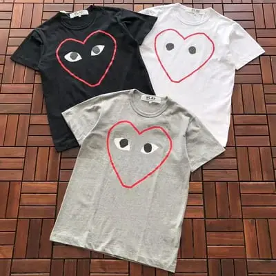 ￥~95 CDG T-SHIRT 55070312 (im 185CM 70KG iwear size M in the photo)