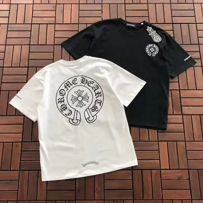 ￥~85 CH🔥OM🔥 HE🔥RTS T-SHIRT 77052735 (im 185CM 80KG iwear size M in the photo)