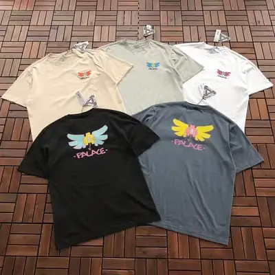 ￥~89 P🔥LA🔥E T-SHIRT 55070127 (im 185CM 70KG iwear size M in the photo)