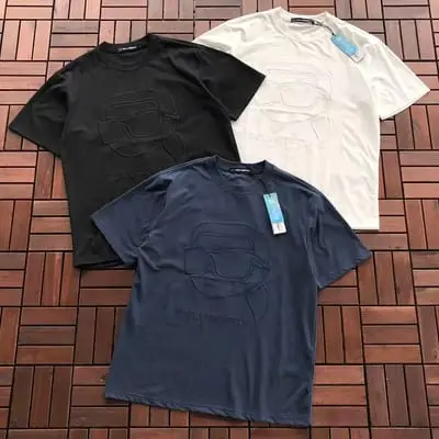 ￥~135 KARL LAGERFELD T-SHIRT 55040715 (im 185CM 80KG iwear size M in the photo)